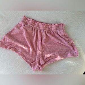 Loveshackfancy Terry beach shorts
